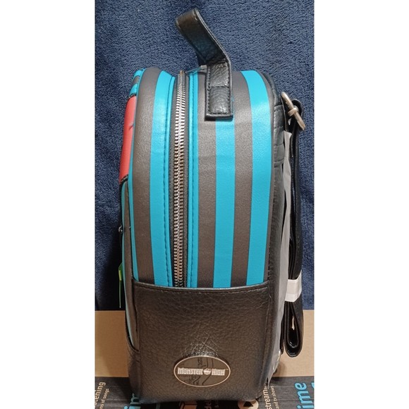 Monster High Frankie Cosplay Mini Blue Backpack HT BNWT - Picture 4 of 4